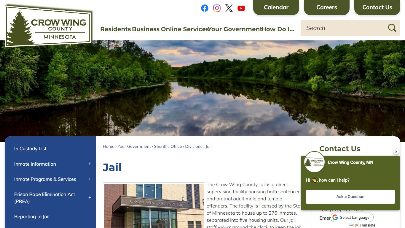 Jail | Crow Wing County, MN - Official Website
